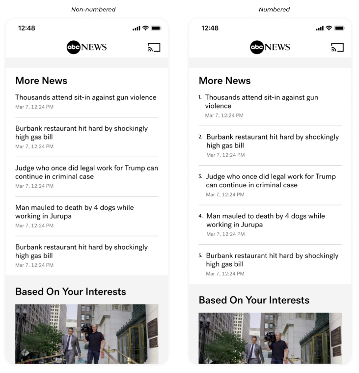 ABCN OTV App Redesign headlines stack