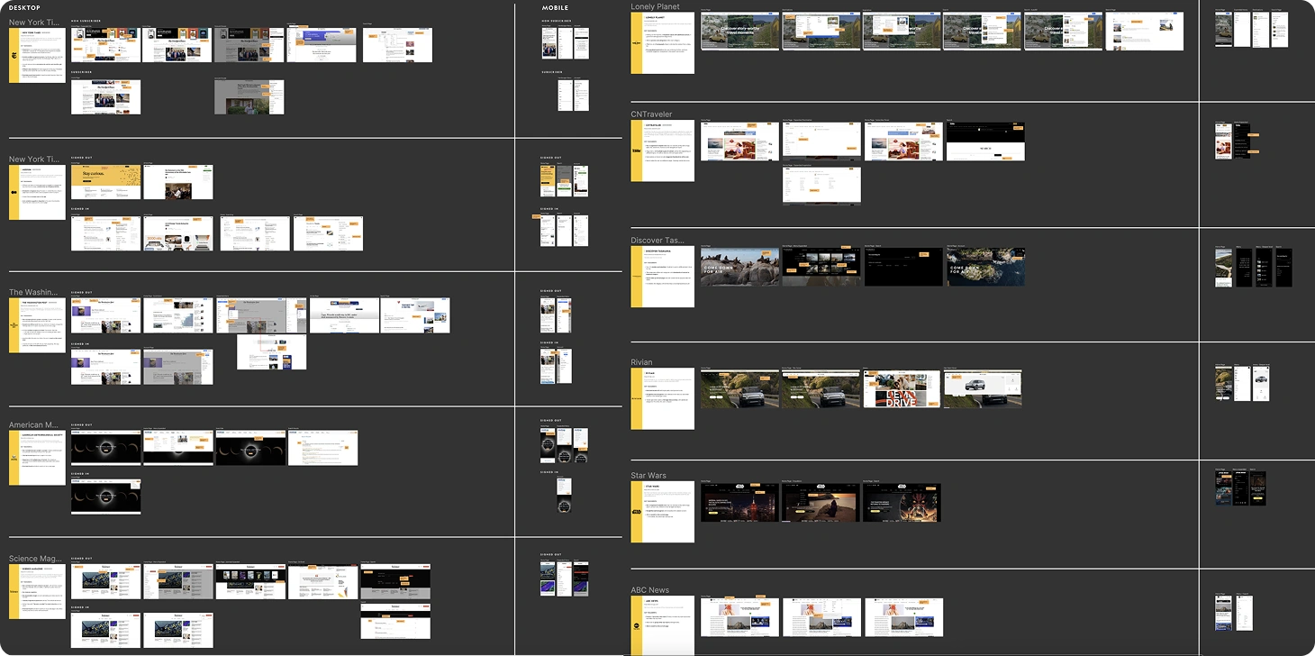 Nat Geo Navigation Redesign Competitive Analysis
