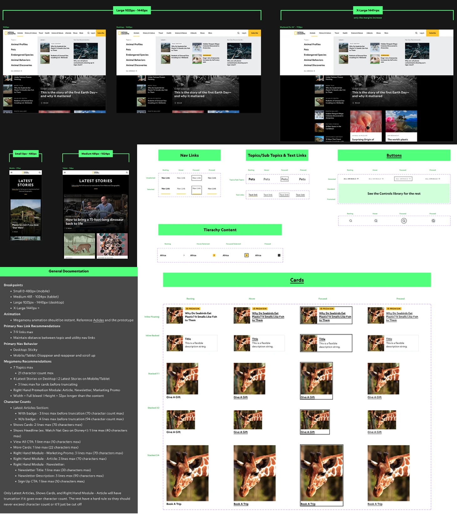 Nat Geo Navigation Redesign Documentation