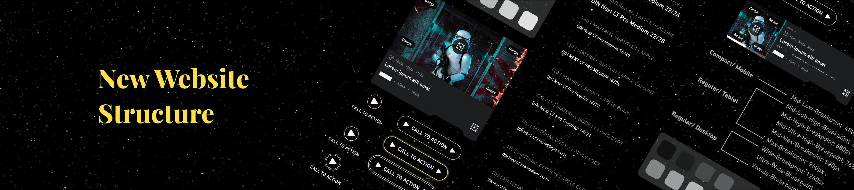 Star Wars - New Website Structure