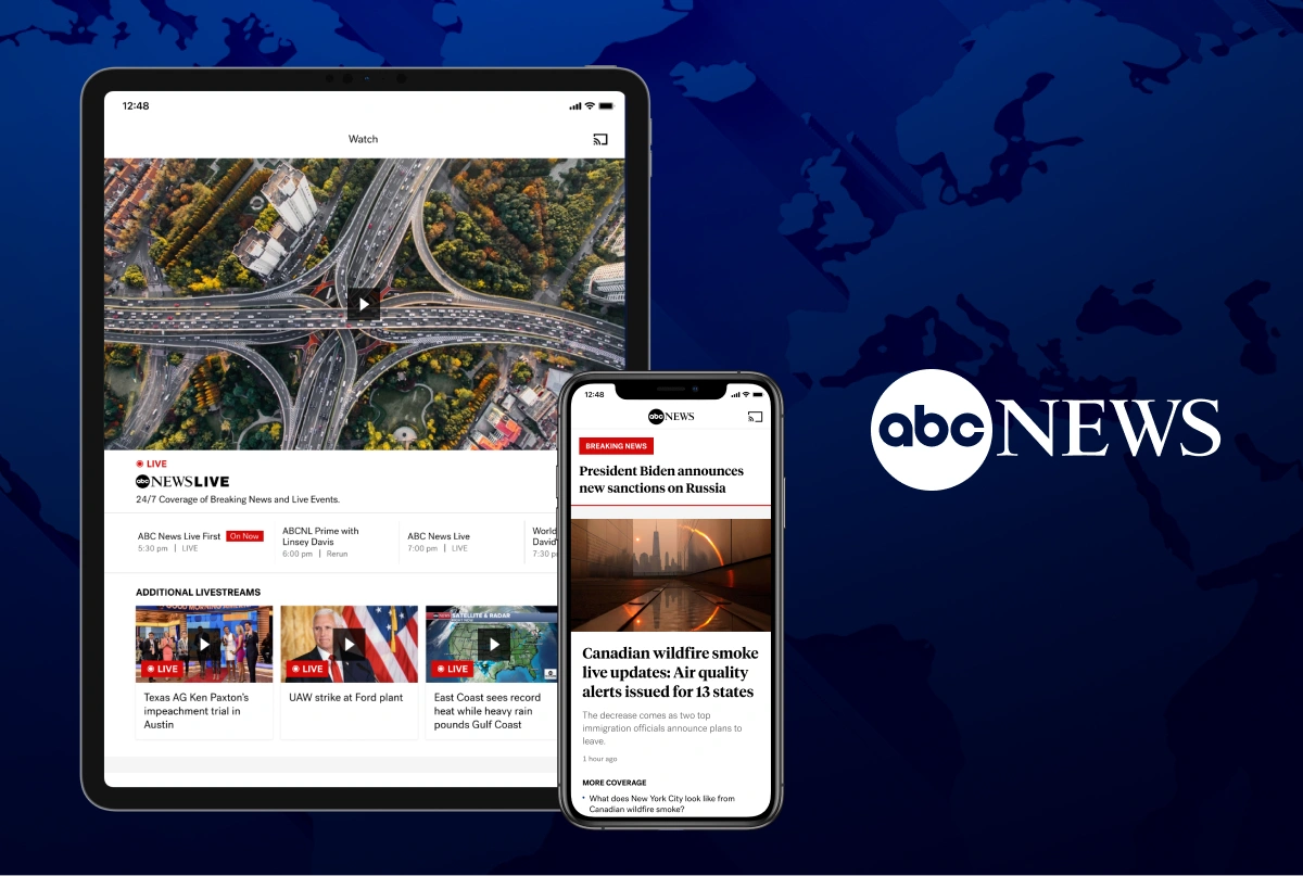 ABC News OTV App Redesign