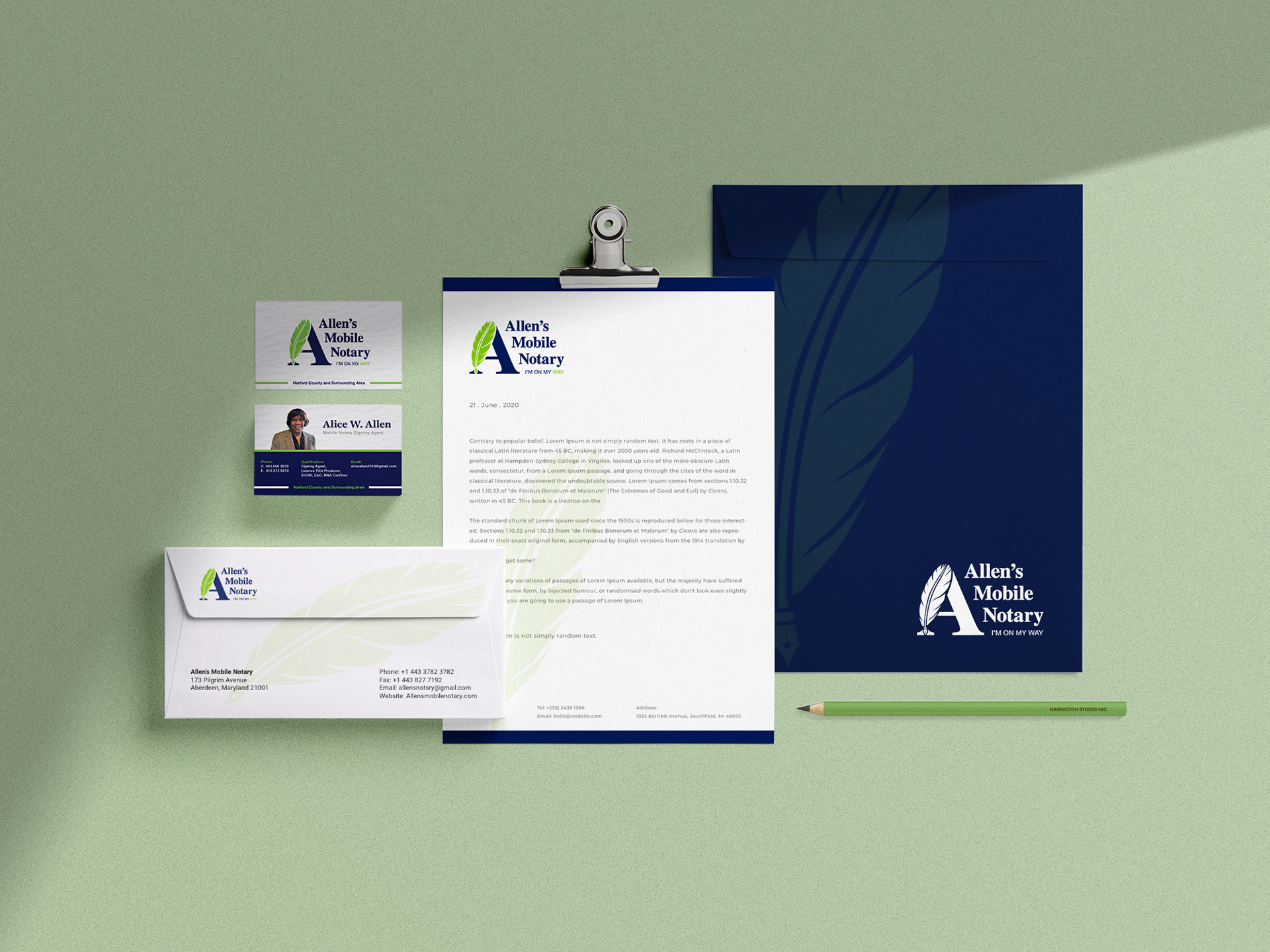 Allens Mobile Notary Brand Asset redesigned